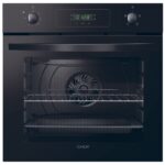 Candy Electric Fan Oven, 60 cm, 65 Litre Capacity, LED Programmer, Black Glass