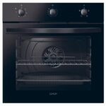 Candy FIDC N602 60 cm multifunction oven, 8F, 65 Litre capacity, Minute minder, Black