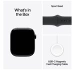 Apple Watch Series 10 GPS + Cellular 46mm Jet Black Aluminium Sport Band - M/L - Image 3