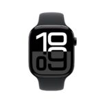 Apple Watch Series 10 GPS + Cellular 46mm Jet Black Aluminium Sport Band - M/L