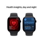 Apple Watch Series 10 GPS + Cellular 46mm Jet Black Aluminium Sport Band - M/L - Image 6