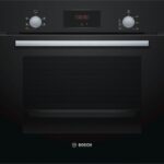 Bosch HHF113BA0B Series 2 Built-In Electric Single Oven, Black, A Rated