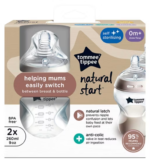 Tommee Tippee Closer to Nature Baby Bottles with Anti-Colic Valve - 2 Pack 260ml - Image 2
